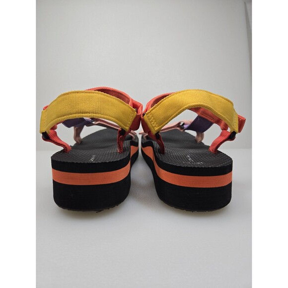 Time and Tru Platform Nature Multi Color Pastel Sandals Rainbow Women's  Size 9 - Picture 5 of 12